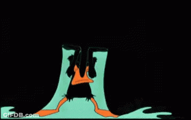 Hilarious Vintage Daffy Duck GIF