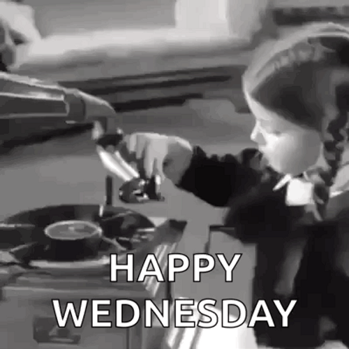 Hilarious Wednesday Addams Dancing GIF