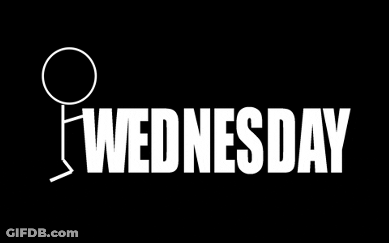Hilarious Wednesday Funny Sticker GIF