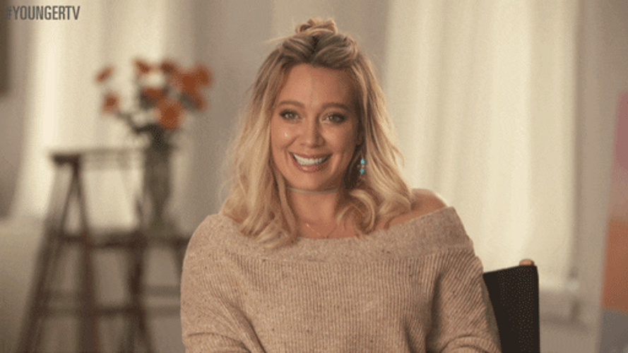 Hilary Duff Big Laugh GIF