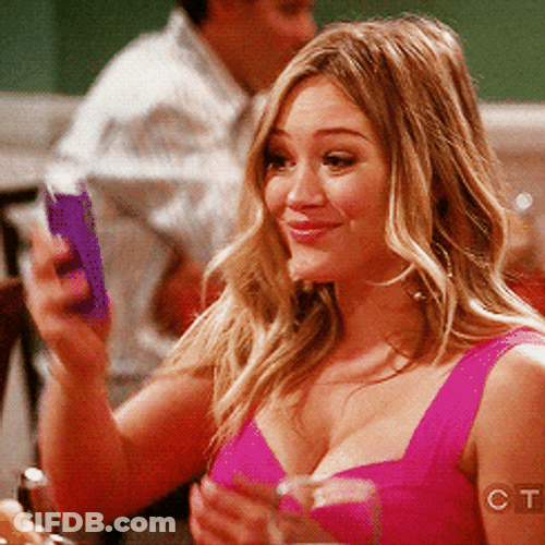 Hilary Duff Taking Selfie GIF