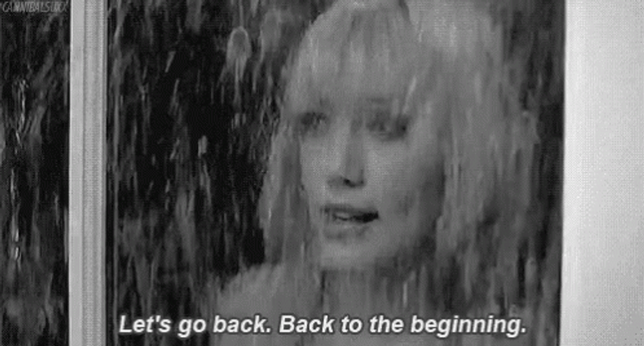 Hilary Duff Watching Rainfall GIF