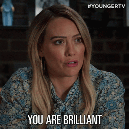 Hilary Duff You're So Brilliant Clever Girl GIF