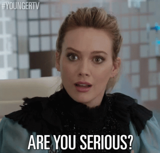 Hilary Duff You Serious Clark GIF