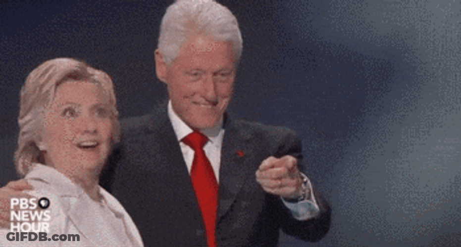 Hillary Clinton Looking Surprised GIF