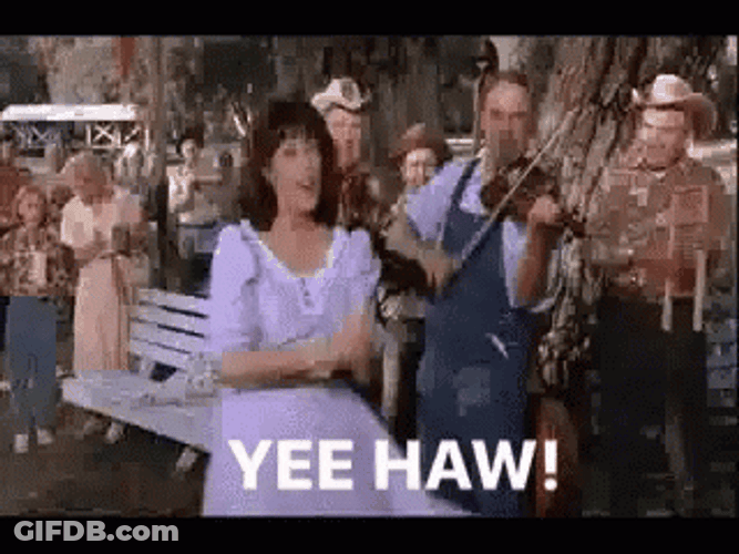 Hillbilly Lilly Tomlin Yeehaw GIF