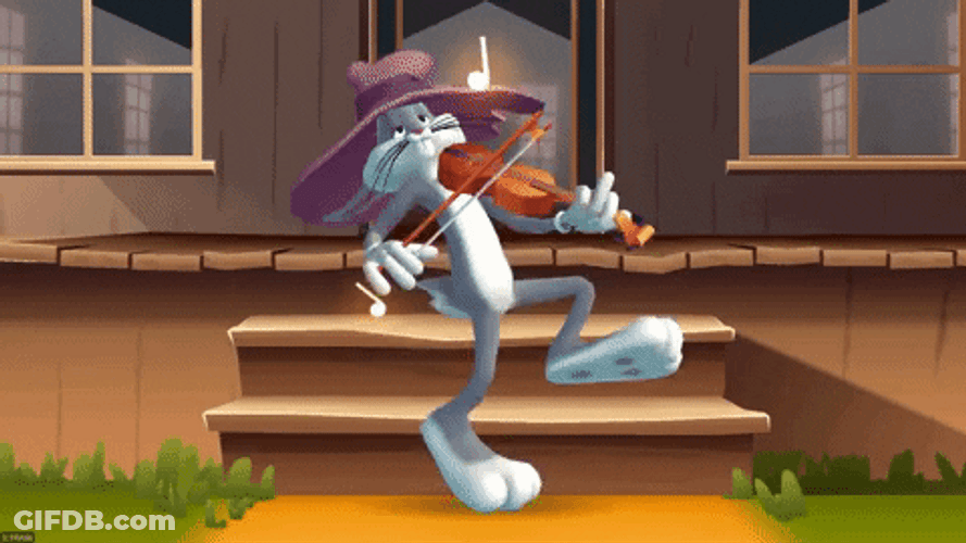 Hillbilly Looney Tunes Bugs Bunny Dancing GIF