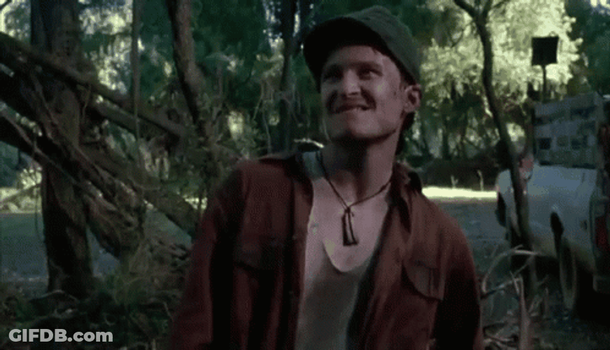 Hillbilly Sinister Smile Roadkill Driver GIF