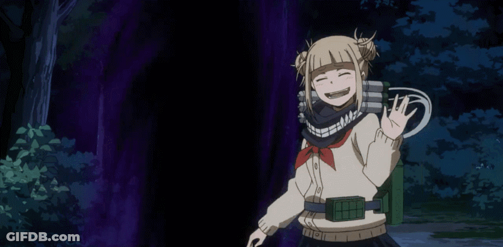 Himiko Toga Bye Bye GIF