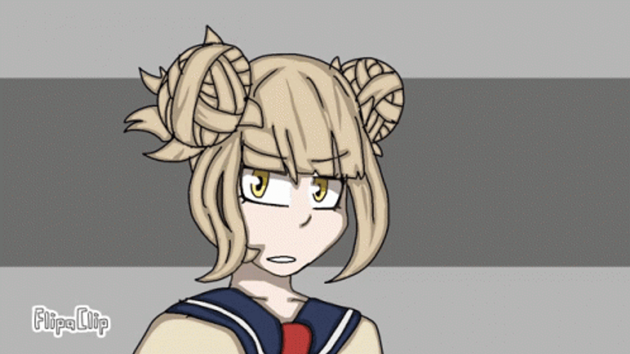 Himiko Toga Diffirent Reaction GIF