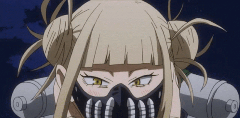Himiko Toga Wear Mask Battleground GIF