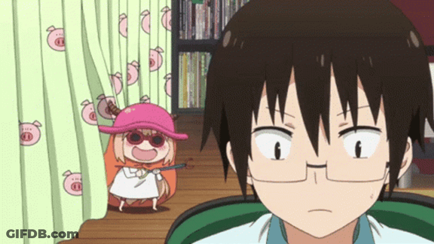 Himouto! Umaru-Chan Sneaking GIF