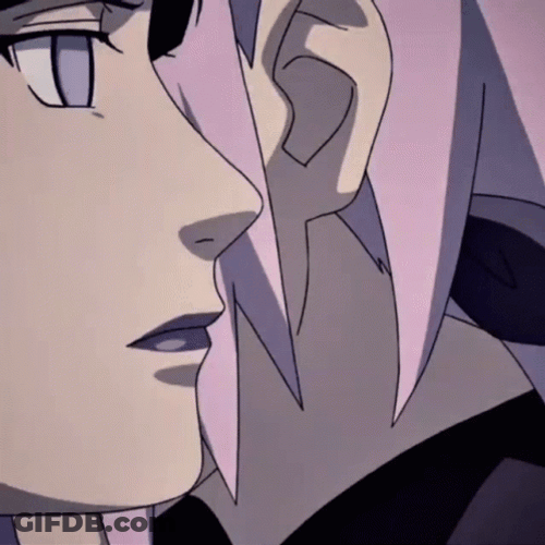 Hinata Hyuga Threatening Sakura GIF