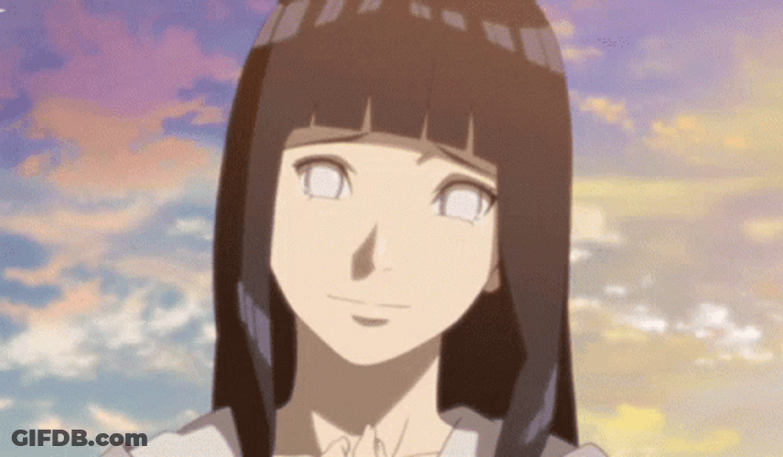 Hinata Hyuga Wiping Her Eyes GIF