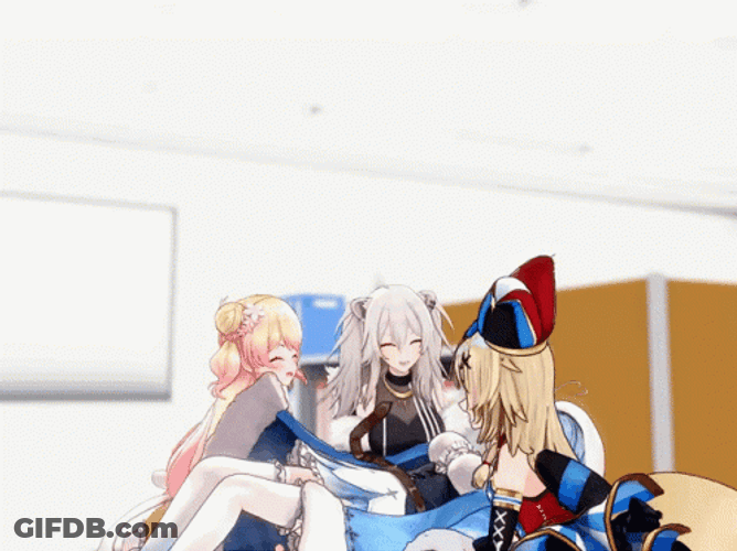 Hip Hip Hooray Anime Girls GIF