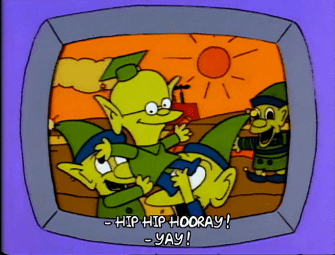 Hip Hip Hooray Cartoons In A Tv GIF