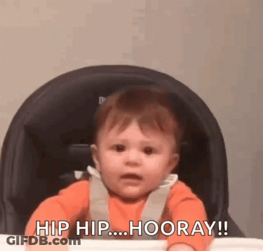 Hip Hip Hooray Hurray Baby Boy GIF
