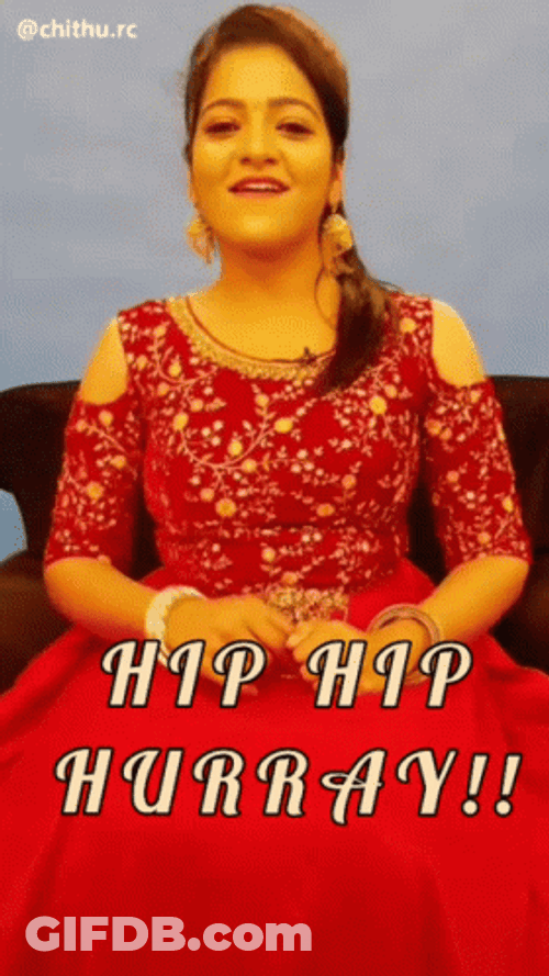 Hip Hip Hurray Indian Girl In Gown GIF