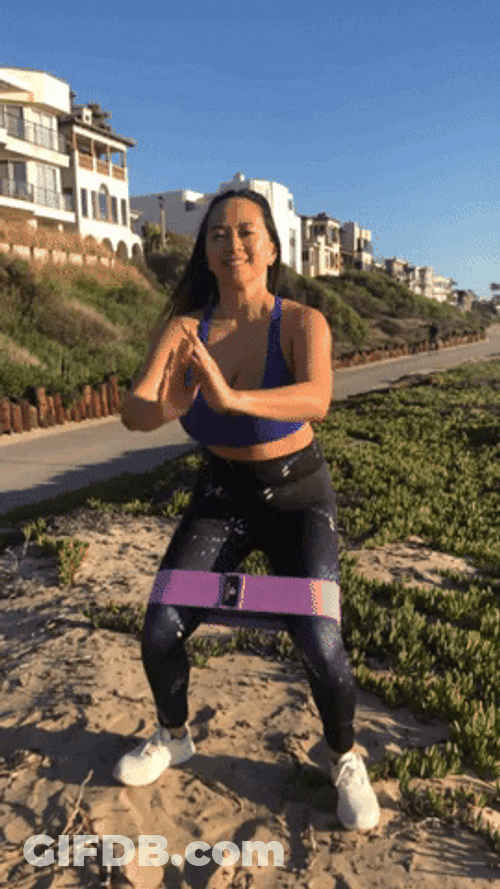 Hip Sake Squats Fitness GIF