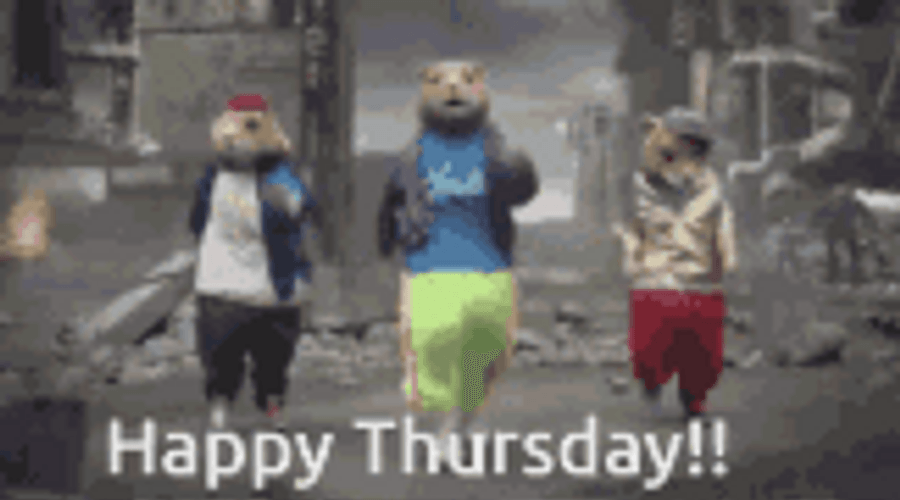 Hiphop Hamsters Dancing Funny Thursday Meme GIF