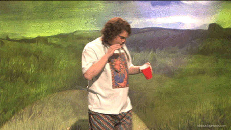 Hippie Enjoying And Dancing GIF