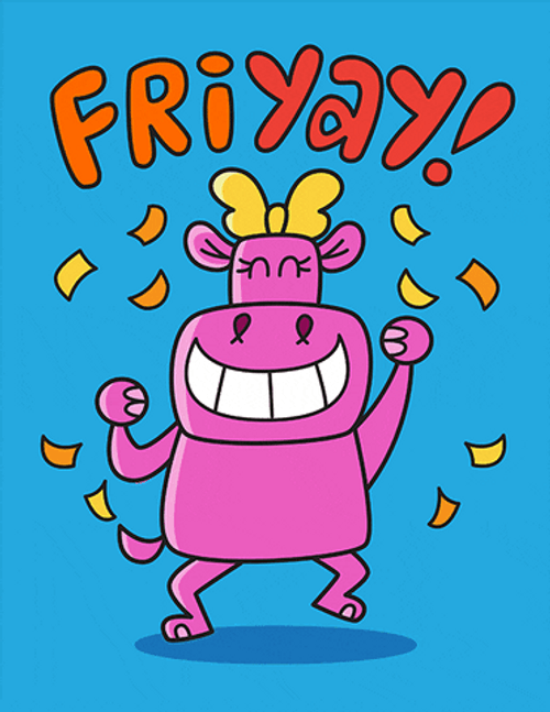 Hippo Celebrating Friyay GIF