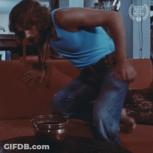 Hippy Dude Seats Taken GIF