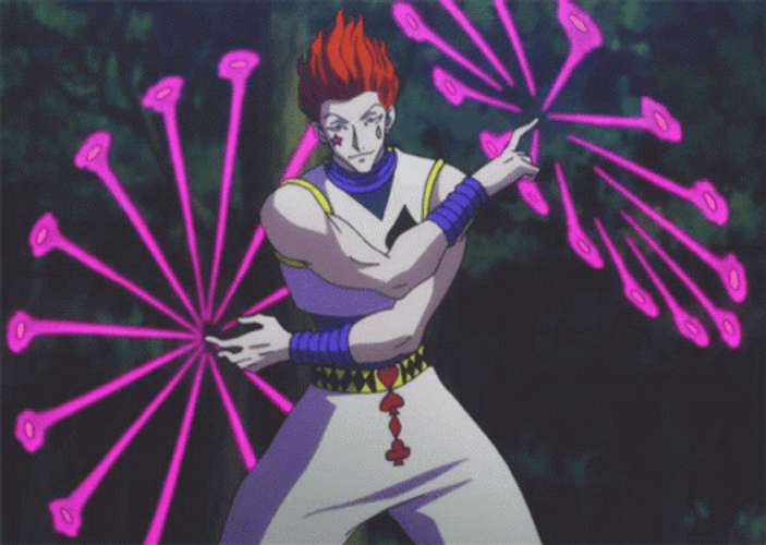 Hisoka Bungee Gum Spinning GIF
