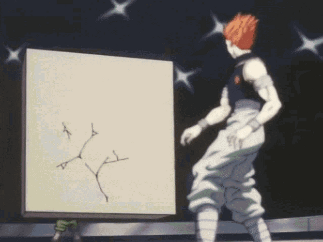 Hisoka Gon Wall Fight GIF