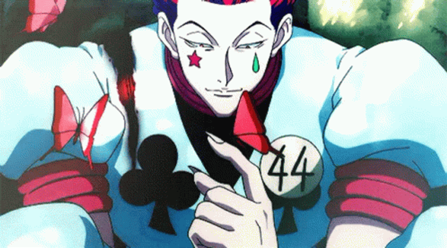 Hisoka Hemotropic Butterflies GIF