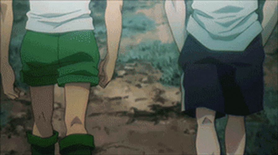 Hisoka Stare Killua Gon GIF