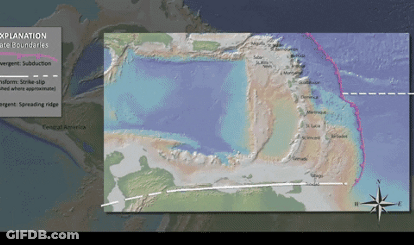 Hispaniola Pangea Plate GIF