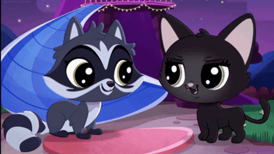 Hissing Cat Animation GIF