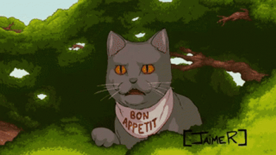 Hissing Cat Jump Scare GIF