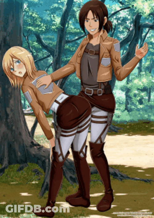 Historia Spank Attack On Titan GIF
