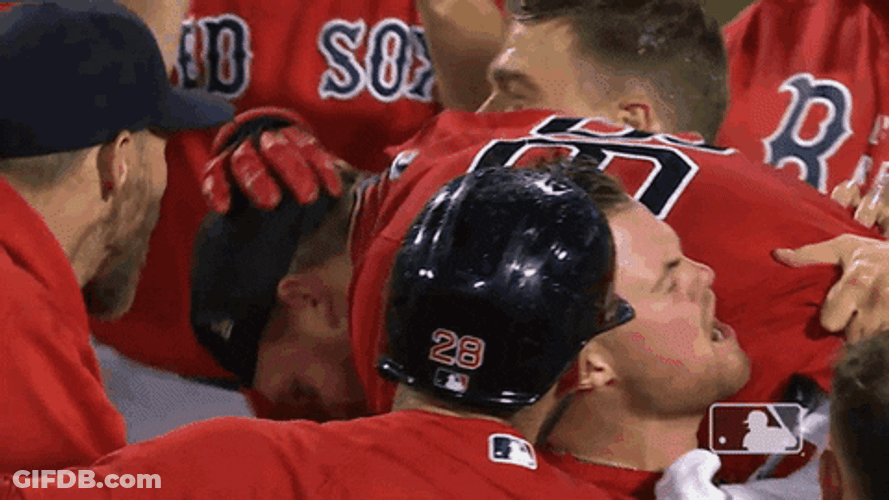 Historic Boston Red Sox Wins GIF