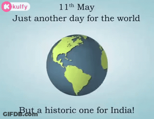 Historic Day For India Globe GIF