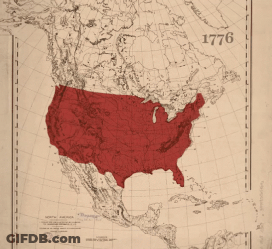 Historical Land Of America 1776 GIF