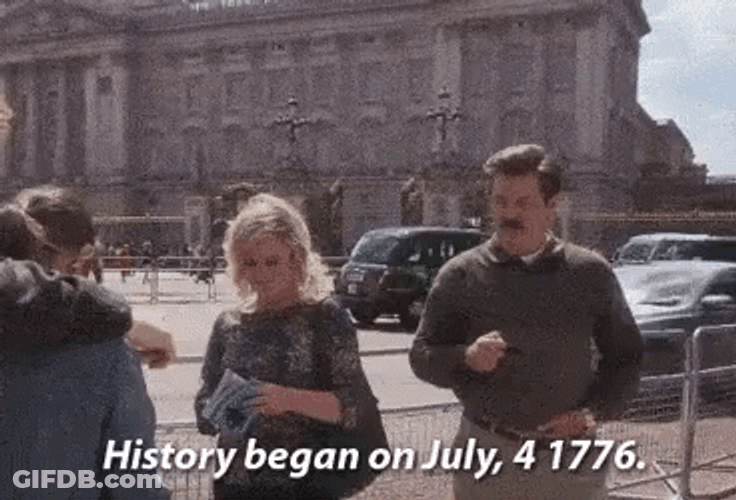 History Began On July 4, 1776 GIF