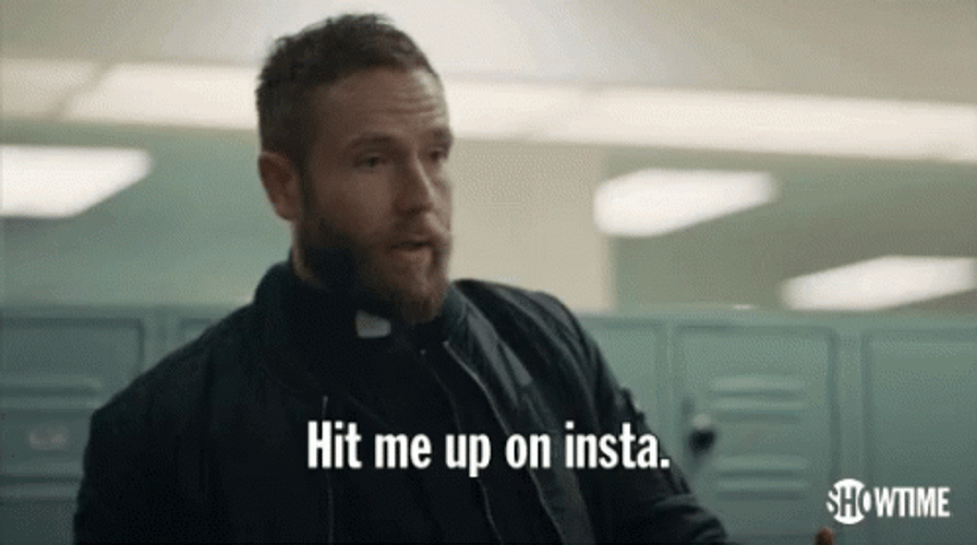 Hit Me Up On Instagram GIF