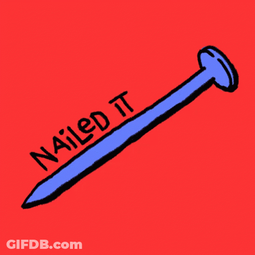 Hit The Nail On The Head Mobile Art GIF