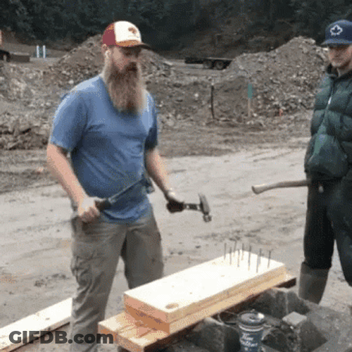 Hit The Nail On The Head Skilled Worker GIF