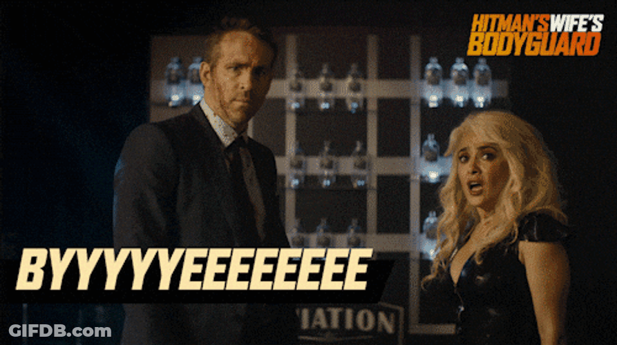Hitman's Wife's Bodyguard Byeeee GIF