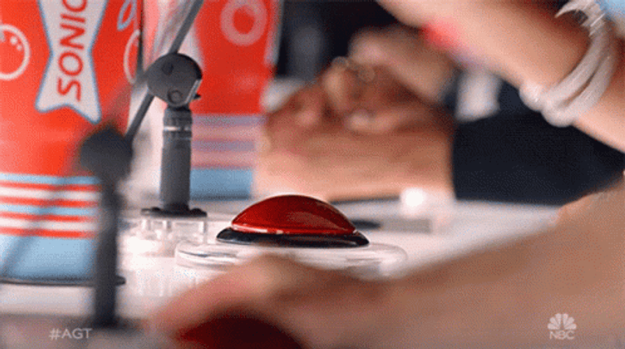 Hitting Big Red Easy Button GIF