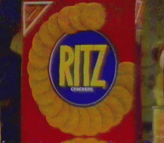 Hitting Ritz Crackers GIF