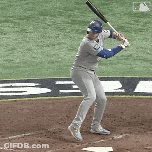 Hitting The Ball Major League Baseball GIF