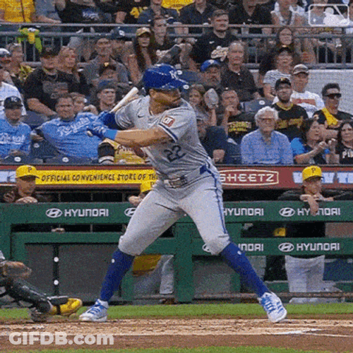 Hitting The Ball Major League Baseball GIF
