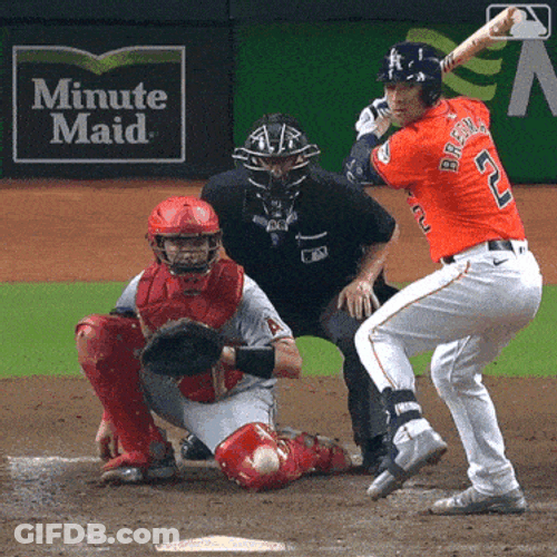 Hitting The Ball Major League Baseball GIF
