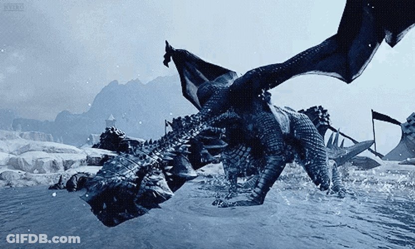 Hivernal Dragons GIF