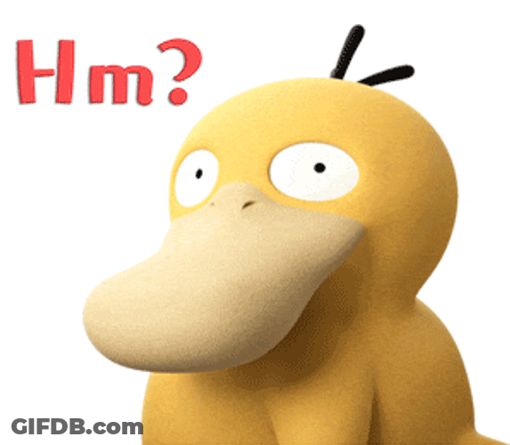 Hm Psyduck GIF